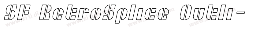 SF RetroSplice Outli字体转换 SF RetroSplice Outli字体转换